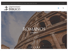 Tablet Screenshot of cristianismobiblico.com